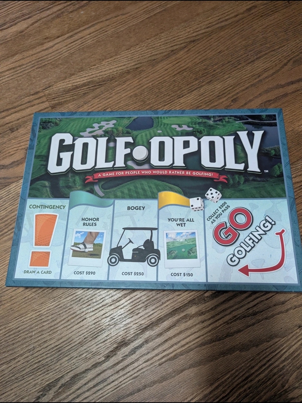 Golf-Opoly Board Game - Complete & Clean Condition